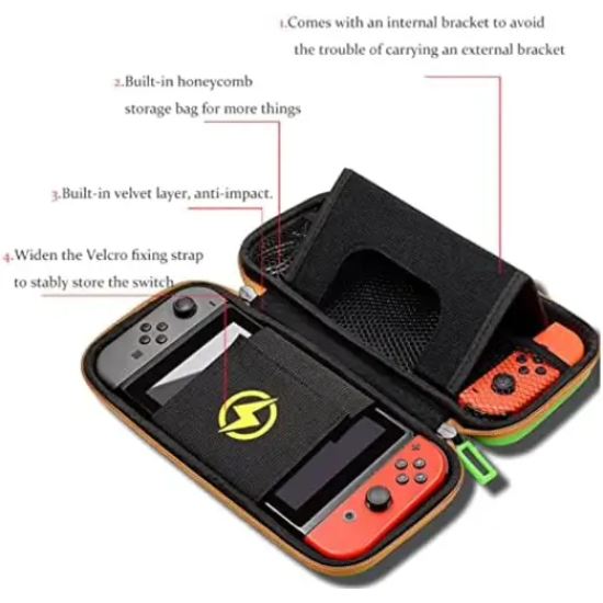 Minecraft Deluxe Travel Case for Nintendo Switch and NSW OLED